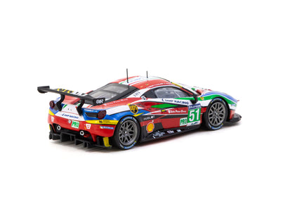 1/64 Ferrari 488 GTE 24h of Le Mans 2016 #51 - Tarmac Works X iXO Models HOBBY64