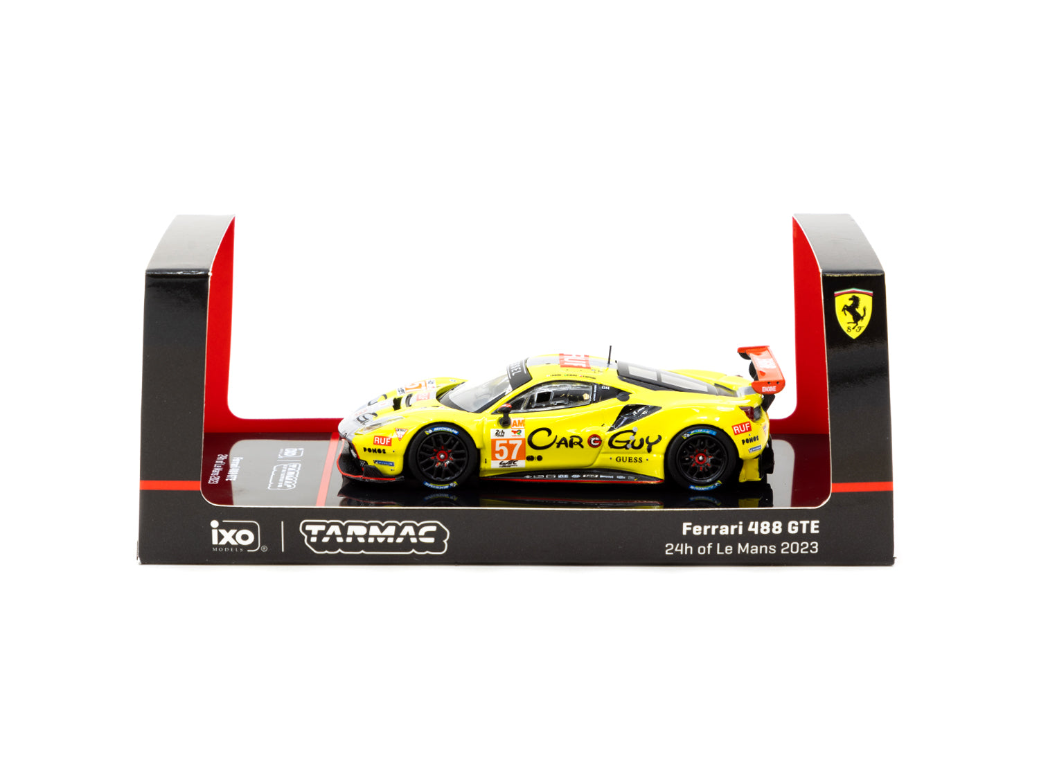 1/64 Ferrari 488 GTE 24h of Le Mans 2023 #57 - Tarmac Works X iXO Mode