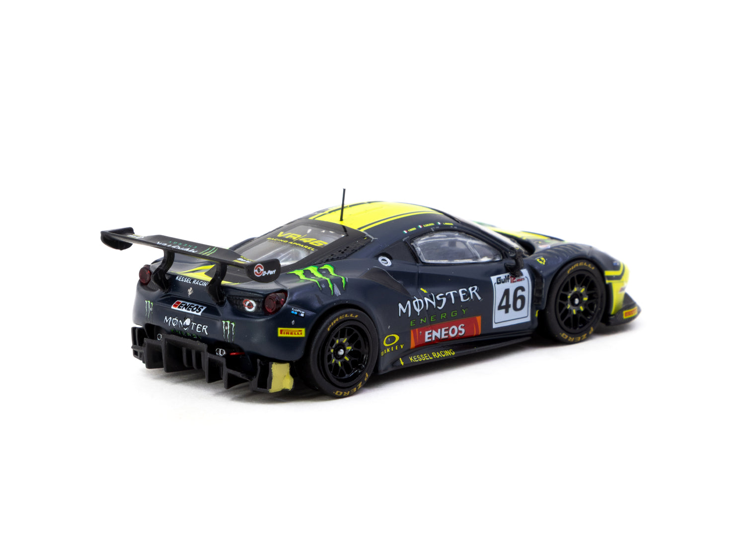 1/64 Ferrari 488 GT3 Gulf 12 Hours 2019 #46 – Tarmac Works X iXO Model