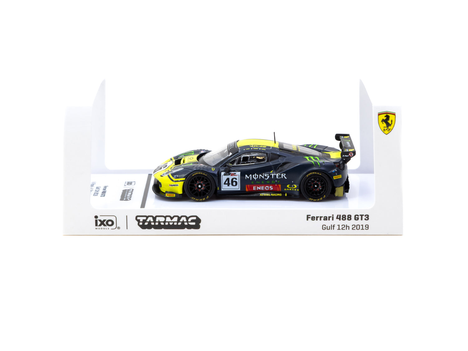 1/64 Ferrari 488 GT3 Gulf 12 Hours 2019 #46 – Tarmac Works X iXO Model