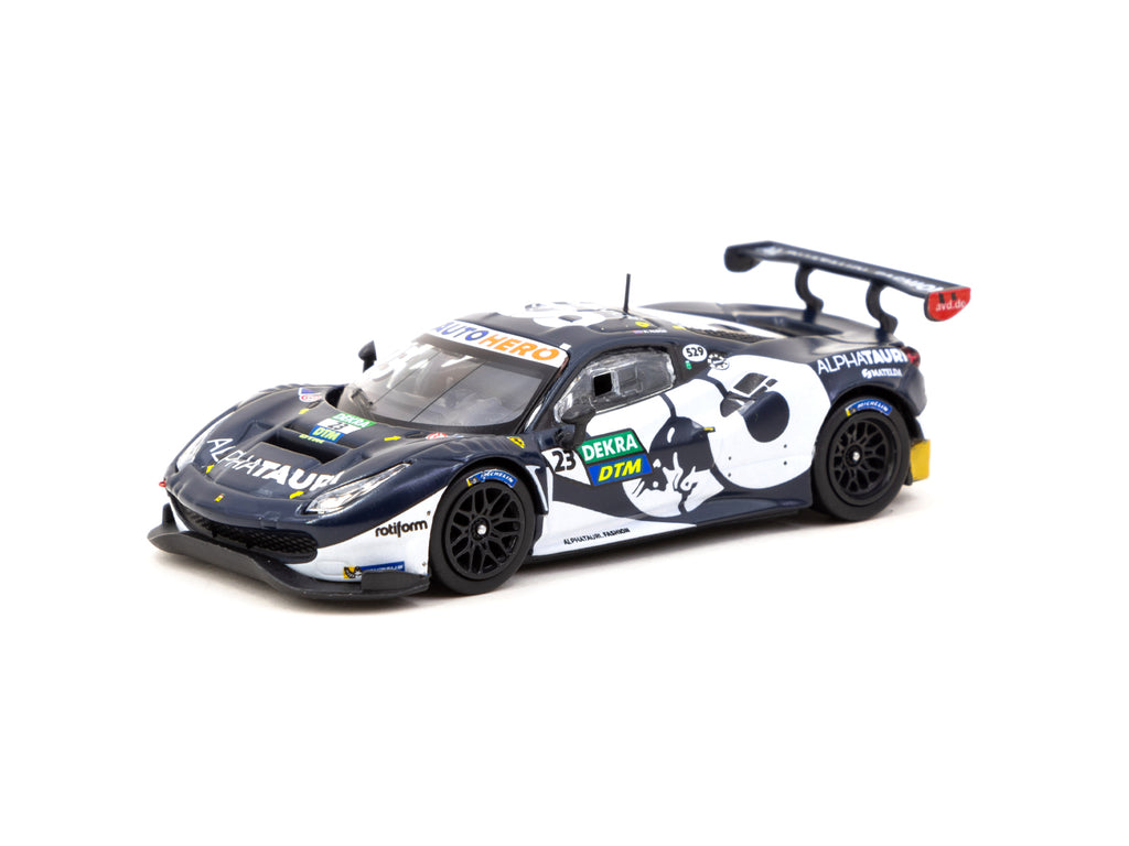 Tarmac Works X iXO Models 1/64 Ferrari 488 GT3 DTM 2021 Nürburgring #23 Race 2 Winner - HOBBY64