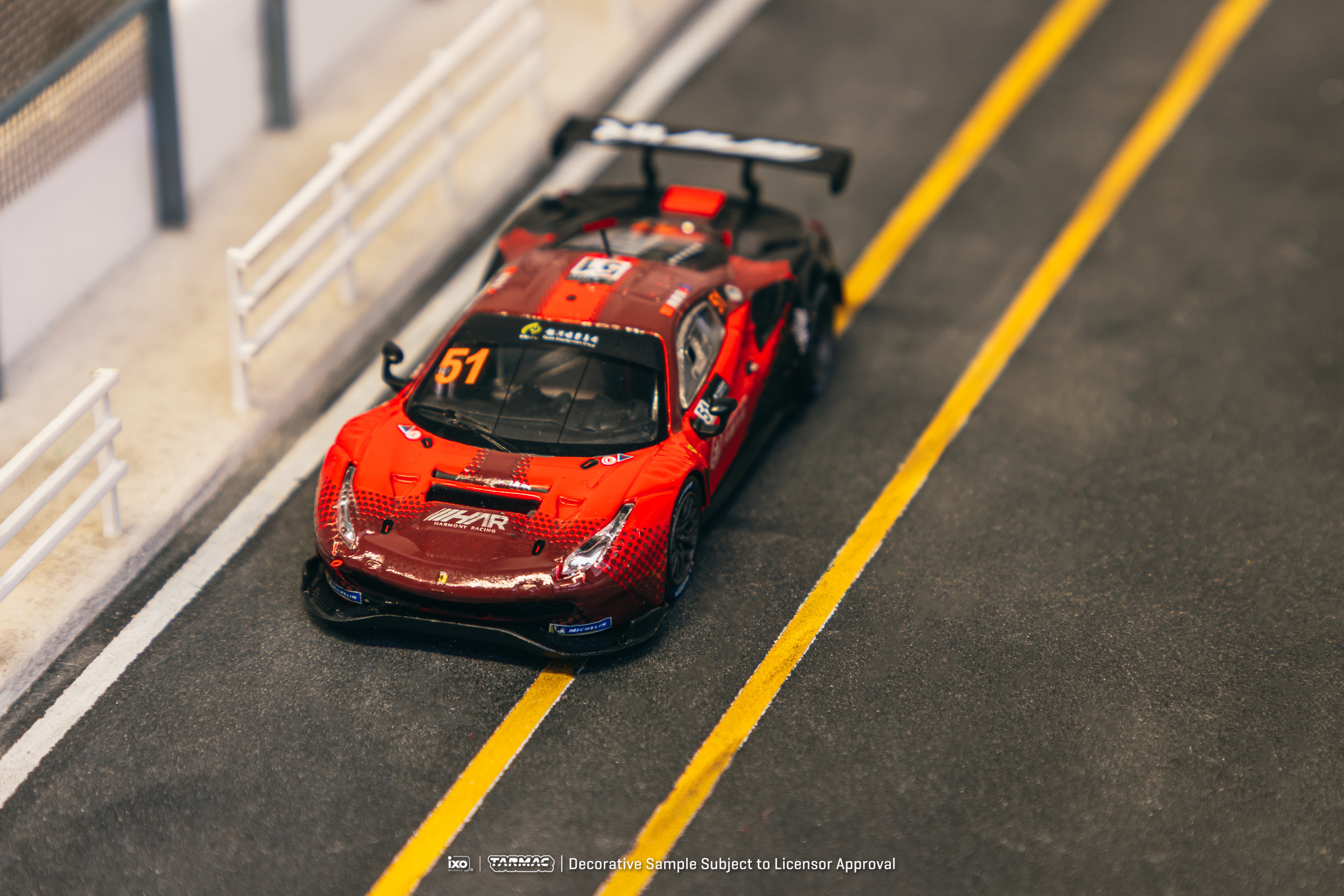1/64 Ferrari 488 GT3 Macau GT Cup 2022 Harmony Racing #51 - Tarmac
