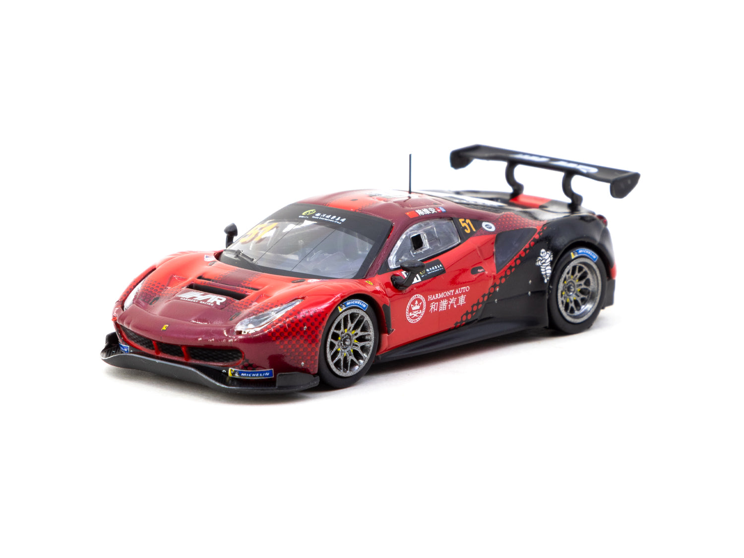 1/64 Ferrari 488 GT3 Macau GT Cup 2022 Harmony Racing #51 - Tarmac
