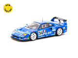 Tarmac Works X iXO Models 1/64 Ferrari F40 LM 24h of Le Mans 1995 #34 - HOBBY64