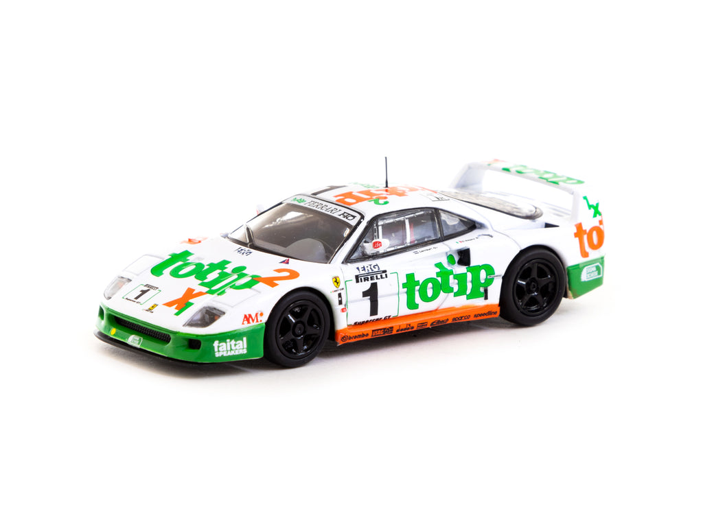 Tarmac Works X iXO Models 1/64 Ferrari F40 GT Italian GT Championship 1994 #1 - HK Toy Car Salon Special Edition - HOBBY64