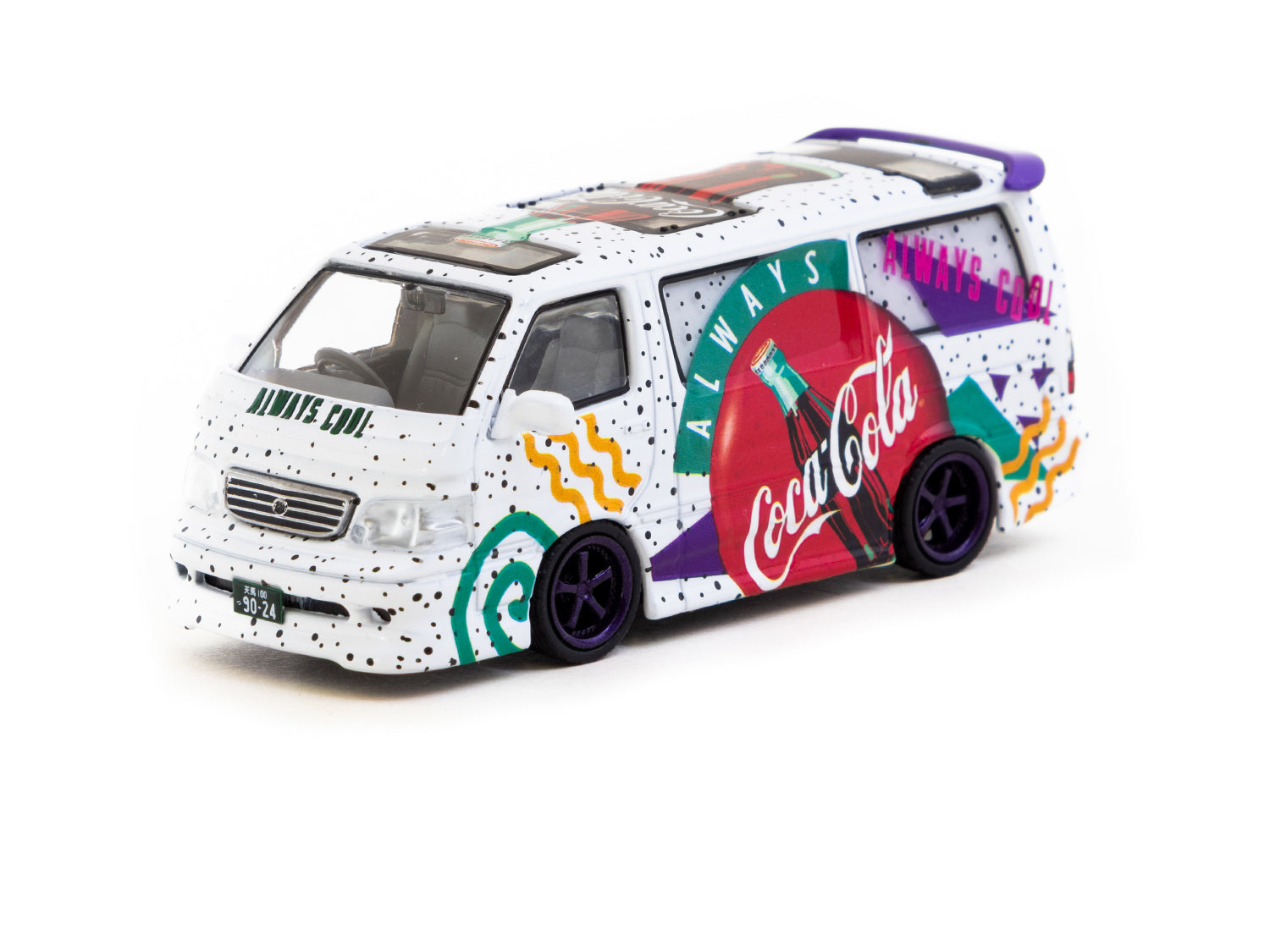 1/64 Toyota Hiace Wagon Custom Coca-Cola Delivery Van - Tarmac Works H