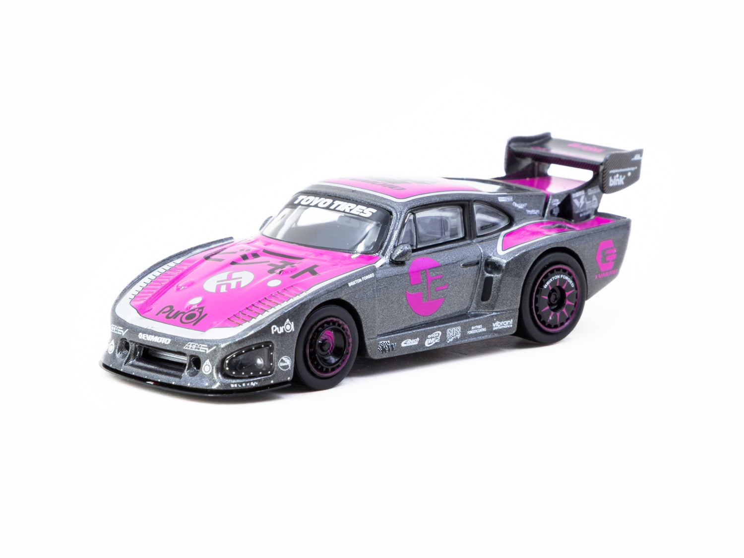 1/64 Bisimoto Porsche 935 K3V with Tarmac Cards Combo Set - Tarmac