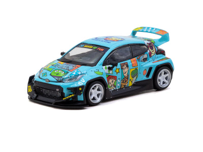 1/64 Pandem Toyota GR Yaris Toy Story - 30th Anniversary with Tarmac Cards - Tarmac Works HOBBY64
