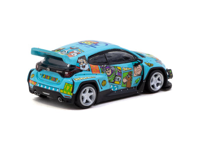 1/64 Pandem Toyota GR Yaris Toy Story - 30th Anniversary with Tarmac Cards - Tarmac Works HOBBY64