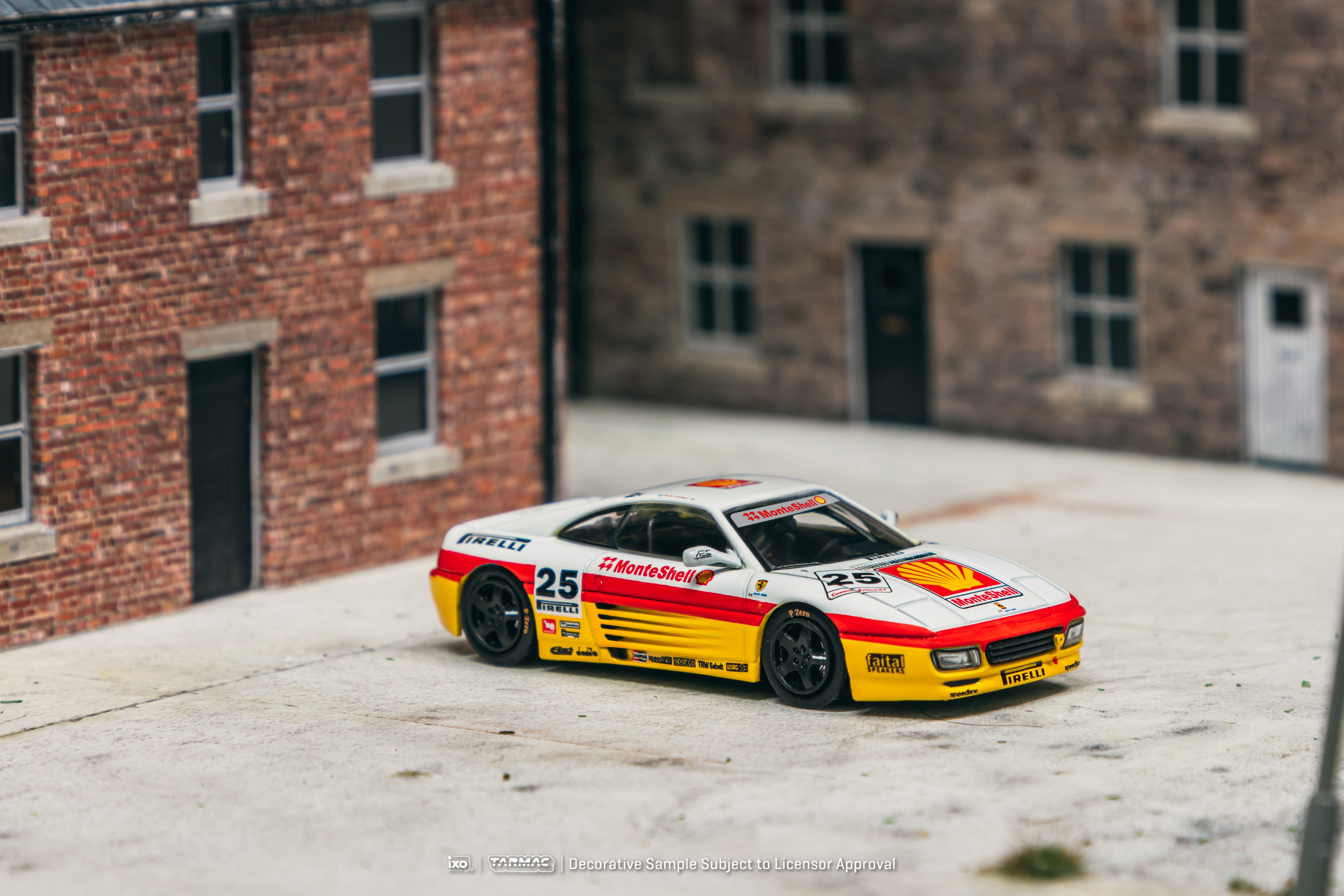 Tarmac Works X iXO Models 1/64 Ferrari 348 Challenge Italian