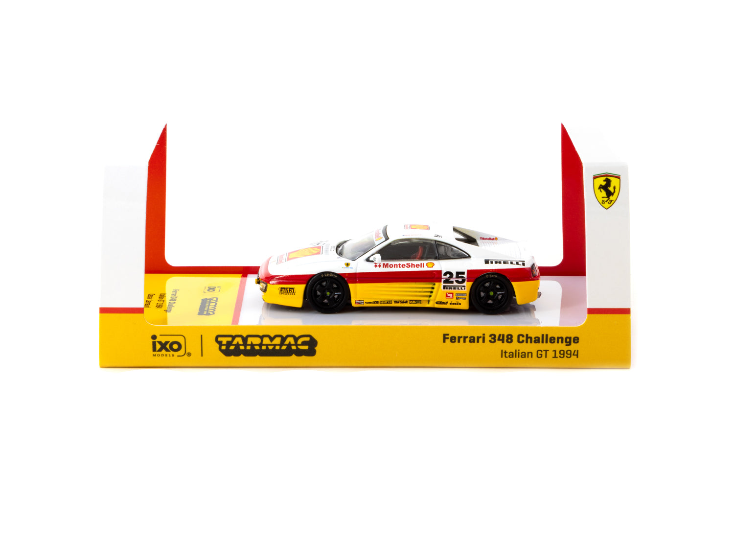 1/64 Ferrari 348 Challenge Italian GT 1994 #25 - Tarmac Works X iXO Mo