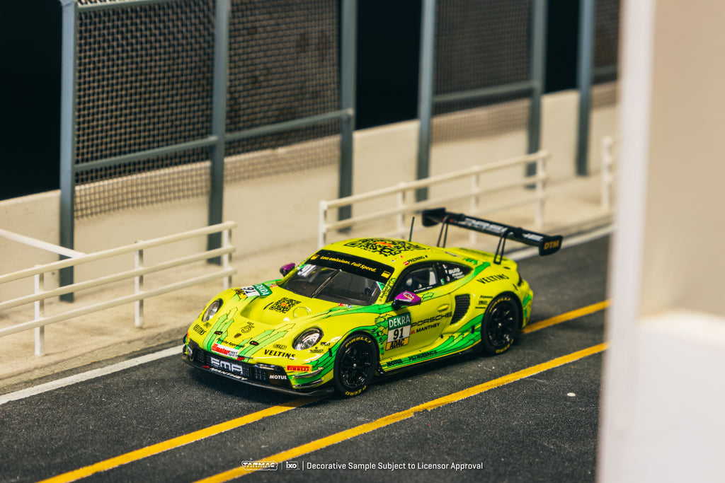 Tarmac Works X iXO Models 1/64 Porsche 911 GT3 R DTM Champion 2023 #91 - HOBBY64