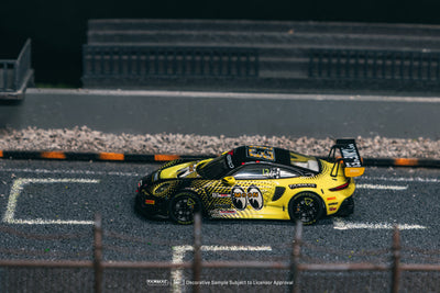 1/64 Porsche 911 GT3 R GT World Challenge Asia 2025 Phantom Global Racing #13 with Tarmac Cards - Tarmac Works x iXO Models HOBBY64