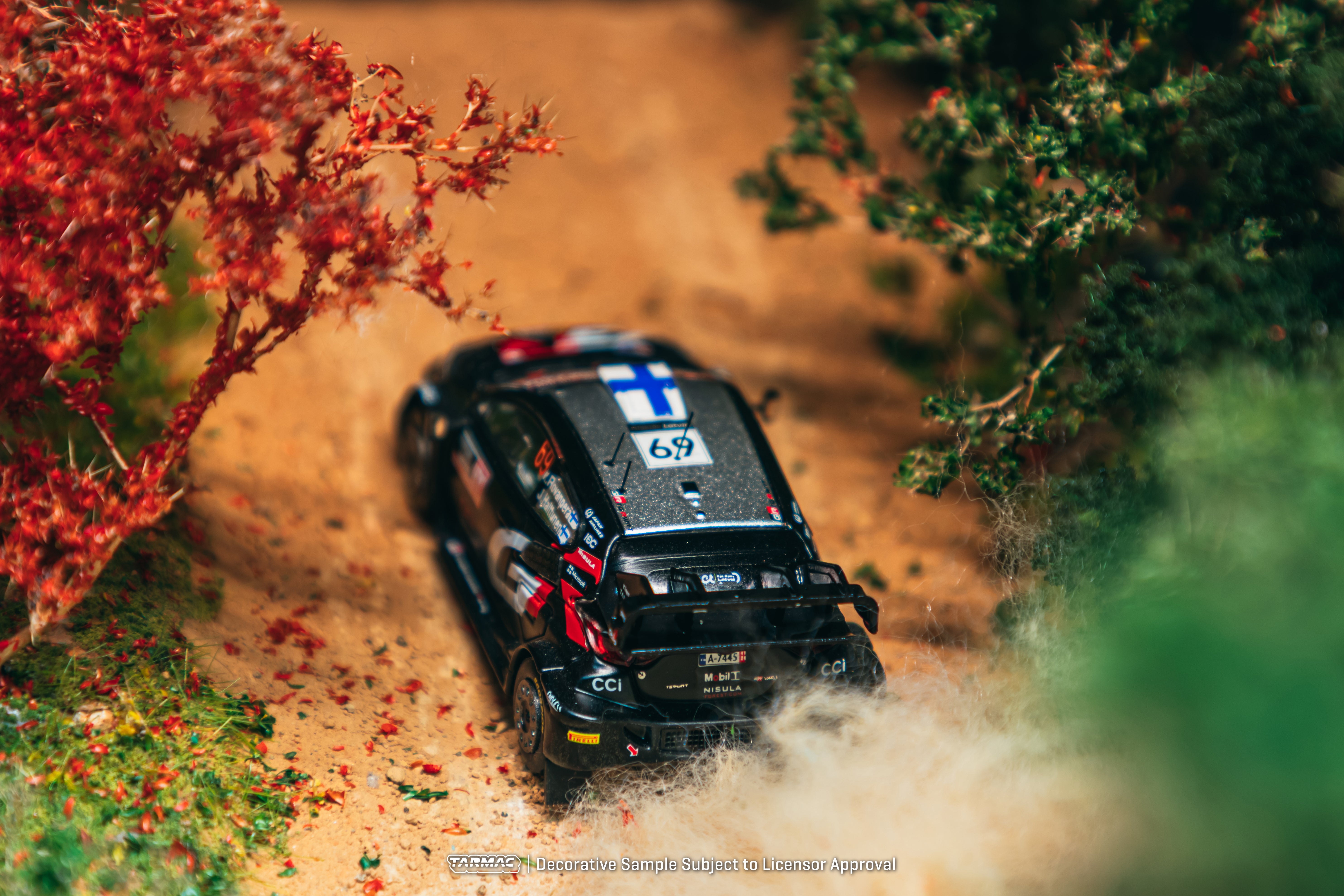 1/64 Toyota GR YARIS Rally1 HYBRID Rally Latvia 2024 Winner #69