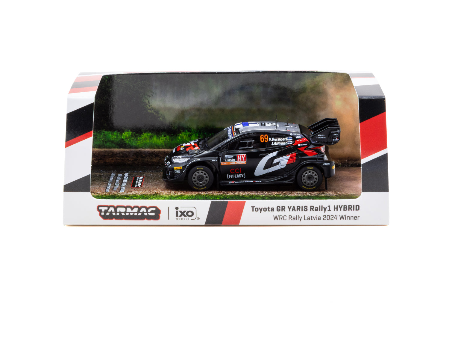 1/64 Toyota GR YARIS Rally1 HYBRID Rally Latvia 2024 Winner #69