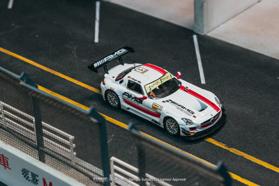1/64 Mercedes-Benz SLS AMG GT3 Macau GT Cup - FIA GT World Cup 2015 #1 Winner - Maro Engel - Tarmac Works HOBBY64
