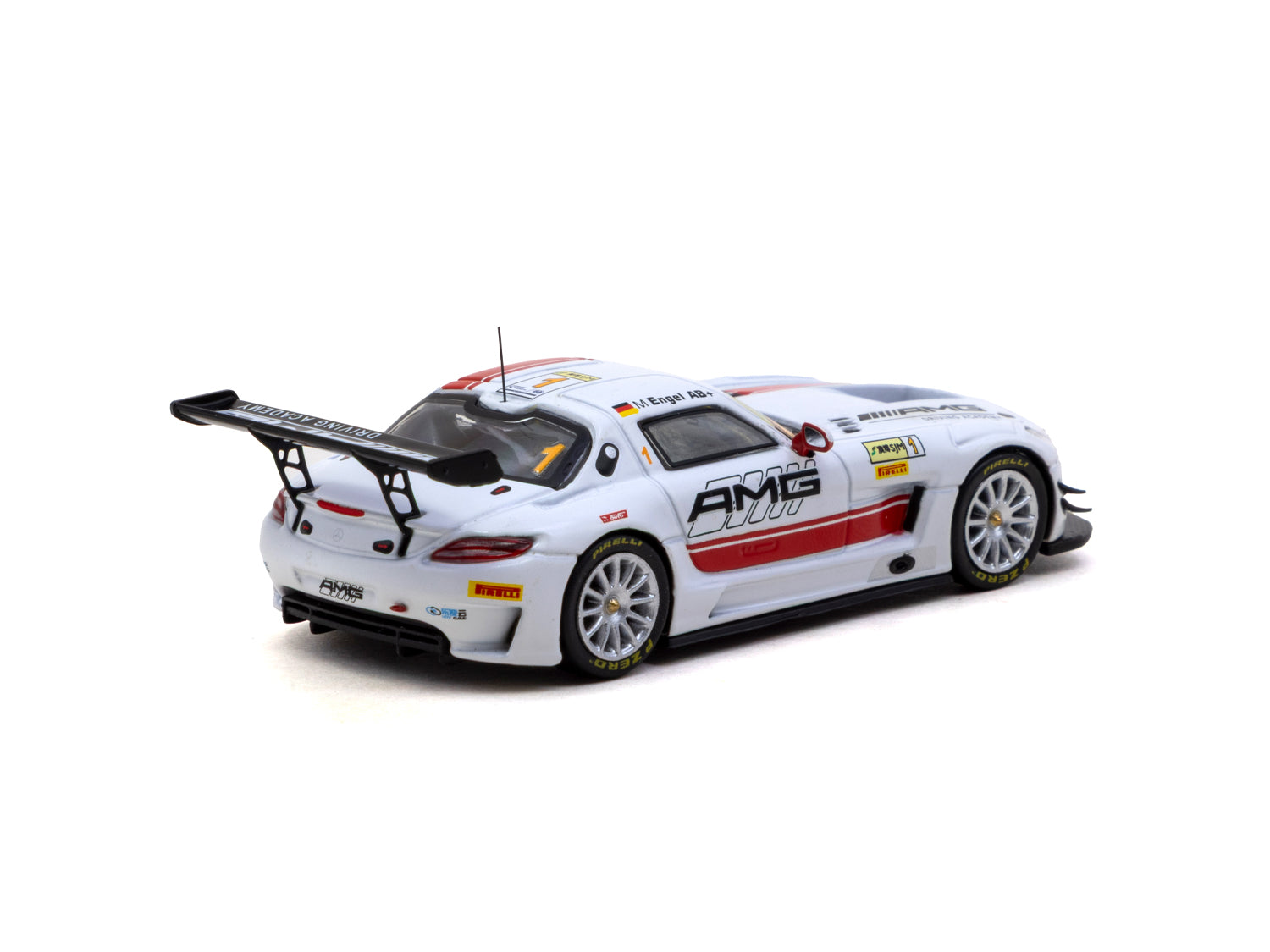 1/64 Mercedes-Benz SLS AMG GT3 Macau GT Cup - FIA GT World Cup 2015 #1 Winner - Maro Engel - Tarmac Works HOBBY64