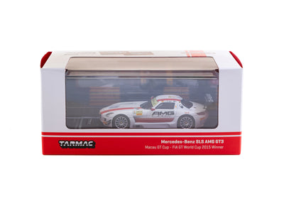 1/64 Mercedes-Benz SLS AMG GT3 Macau GT Cup - FIA GT World Cup 2015 #1 Winner - Maro Engel - Tarmac Works HOBBY64