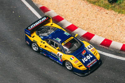 1/64 Ferrari F40 GTE 24h of Le Mans 1996 - Tarmac Works X iXO Models HOBBY64
