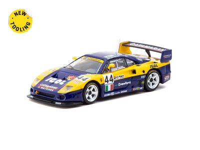 1/64 Ferrari F40 GTE 24h of Le Mans 1996 - Tarmac Works X iXO Models HOBBY64