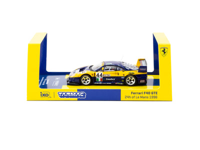 1/64 Ferrari F40 GTE 24h of Le Mans 1996 - Tarmac Works X iXO Models HOBBY64