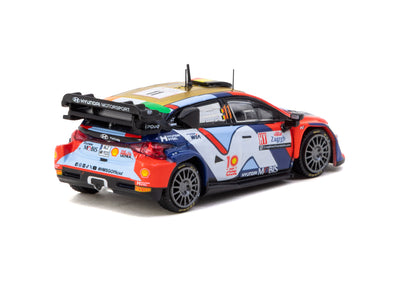1/64 Hyundai i20 N Rally1 Hybrid Croatia Rally 2024 #11 - Tarmac Works x iXO Models HOBBY64