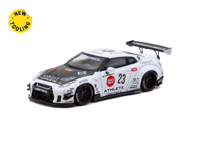 1/64 LB-WORKS NISSAN GT-R R35 type 2 White - Tarmac Works HOBBY64