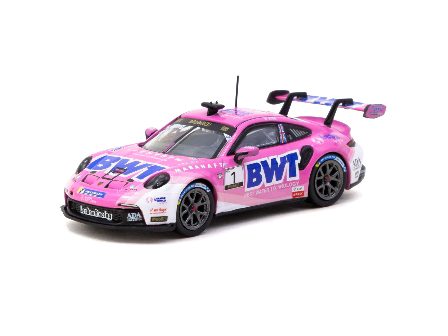 1/64 Porsche 911 GT3 Cup (992) Porsche Mobil 1 Supercup 2024 #01 - Tarmac Works X iXO Models HOBBY64