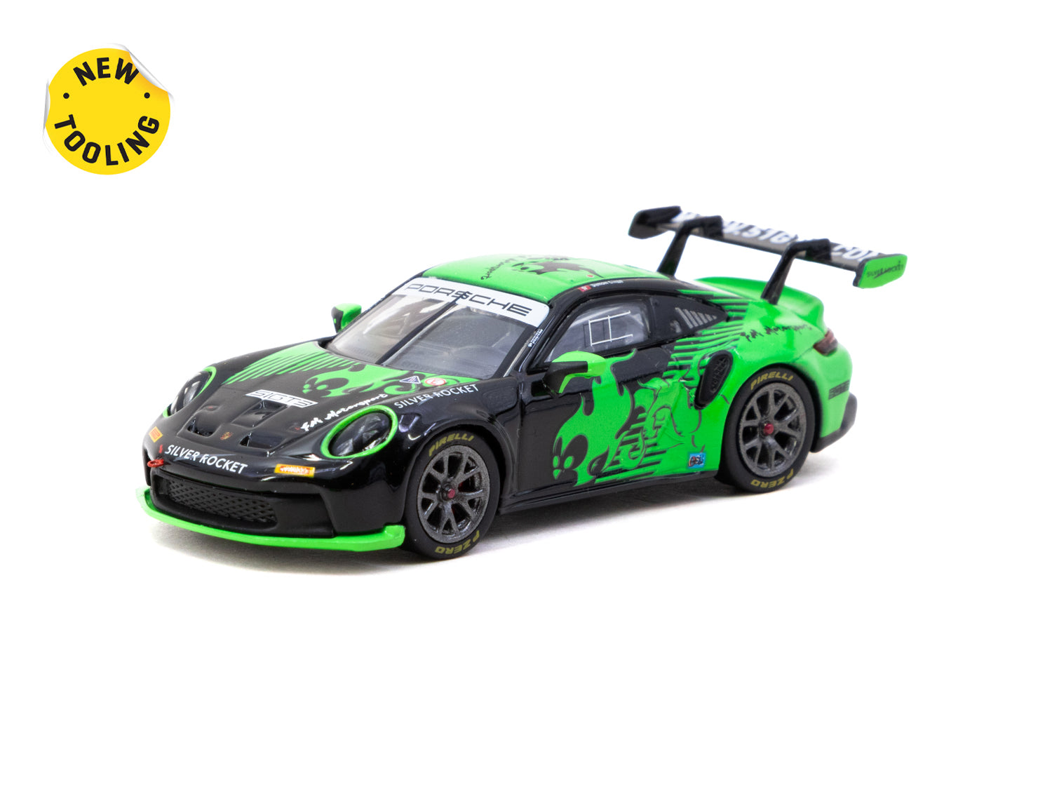 1/64 Porsche 911 GT3 Cup (992) Fire Monkey Motorsport - Tarmac Works X iXO Models HOBBY64