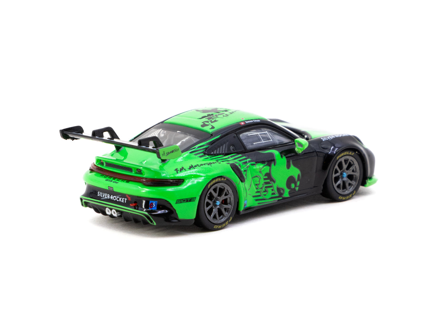 1/64 Porsche 911 GT3 Cup (992) Fire Monkey Motorsport - Tarmac Works X iXO Models HOBBY64