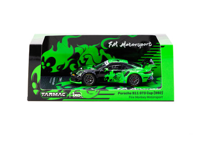 1/64 Porsche 911 GT3 Cup (992) Fire Monkey Motorsport - Tarmac Works X iXO Models HOBBY64