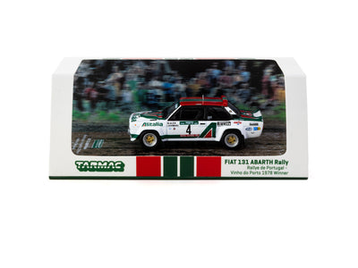 1/64 FIAT 131 ABARTH Rally Rallye de Portugal - Vinho do Porto 1978 Winner #04 - Tarmac Works HOBBY64
