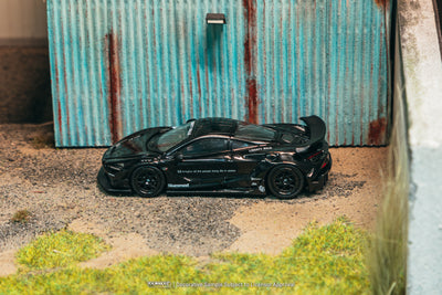 1/64 LB-WORKS 720S Black - Tarmac Works HOBBY64