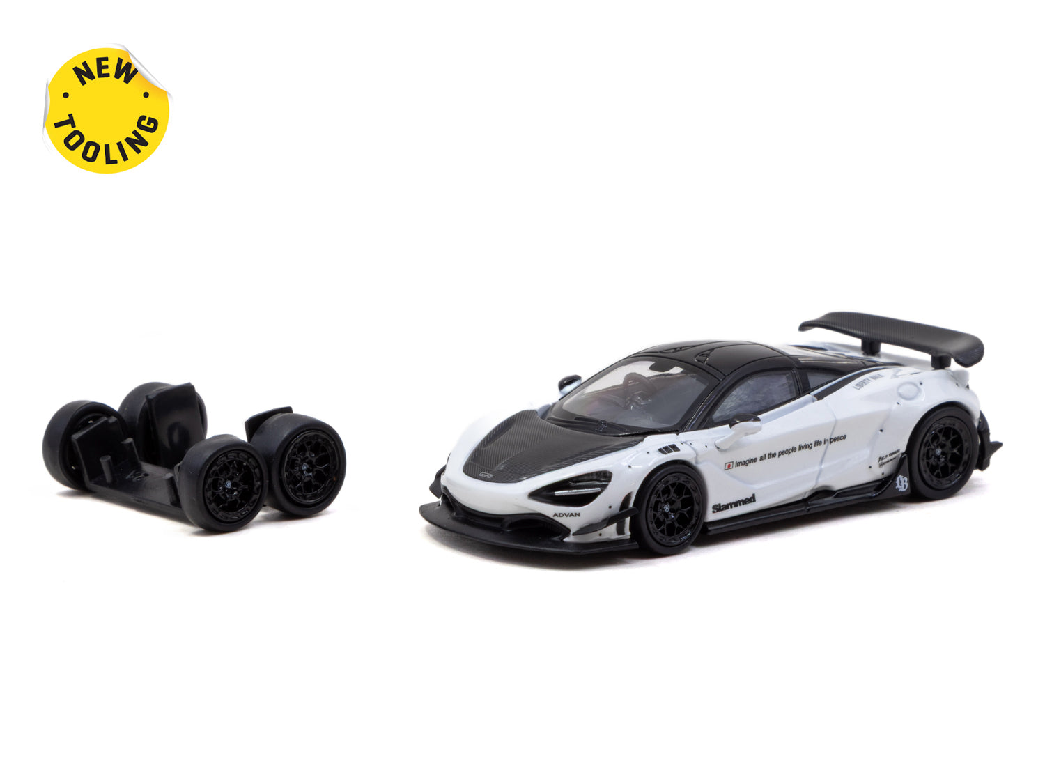 1/64 LB-WORKS 720S White - Tarmac Works HOBBY64