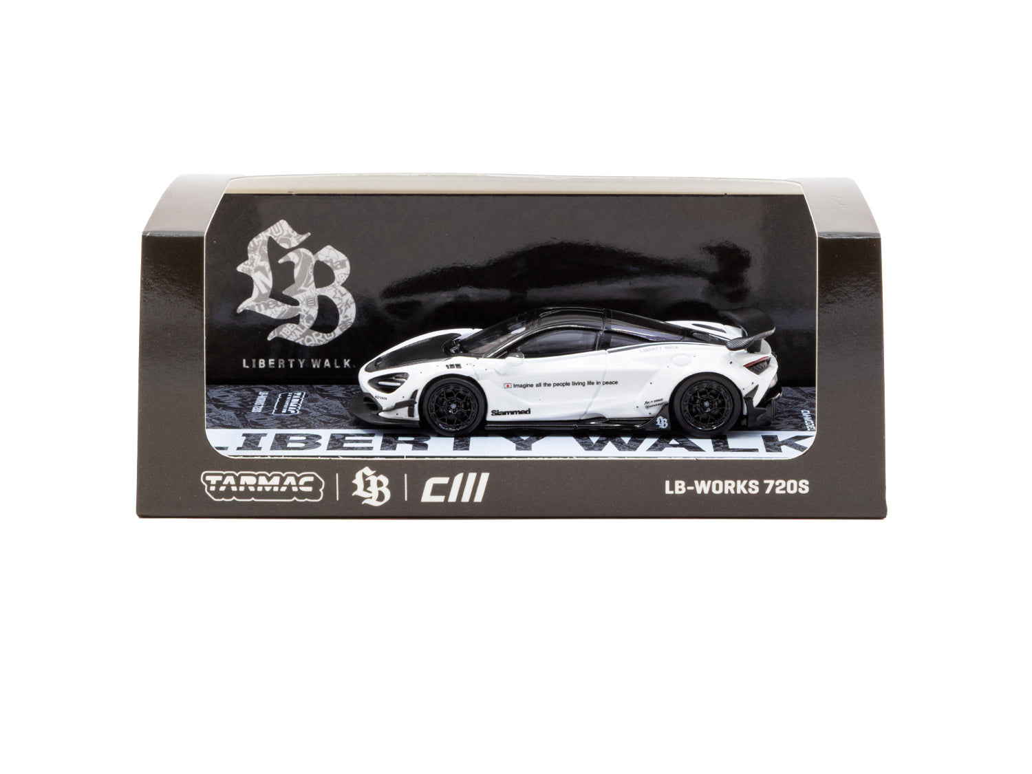 1/64 LB-WORKS 720S White - Tarmac Works HOBBY64