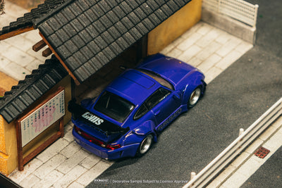 1/64 RWB 993 Furusato with Tarmac Cards - Tarmac Works HOBBY64