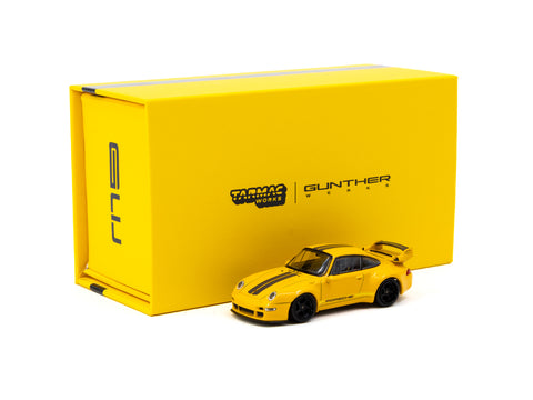Tarmac Works 1/64 993 Remastered By Gunther Werks Yellow - HOBBY64