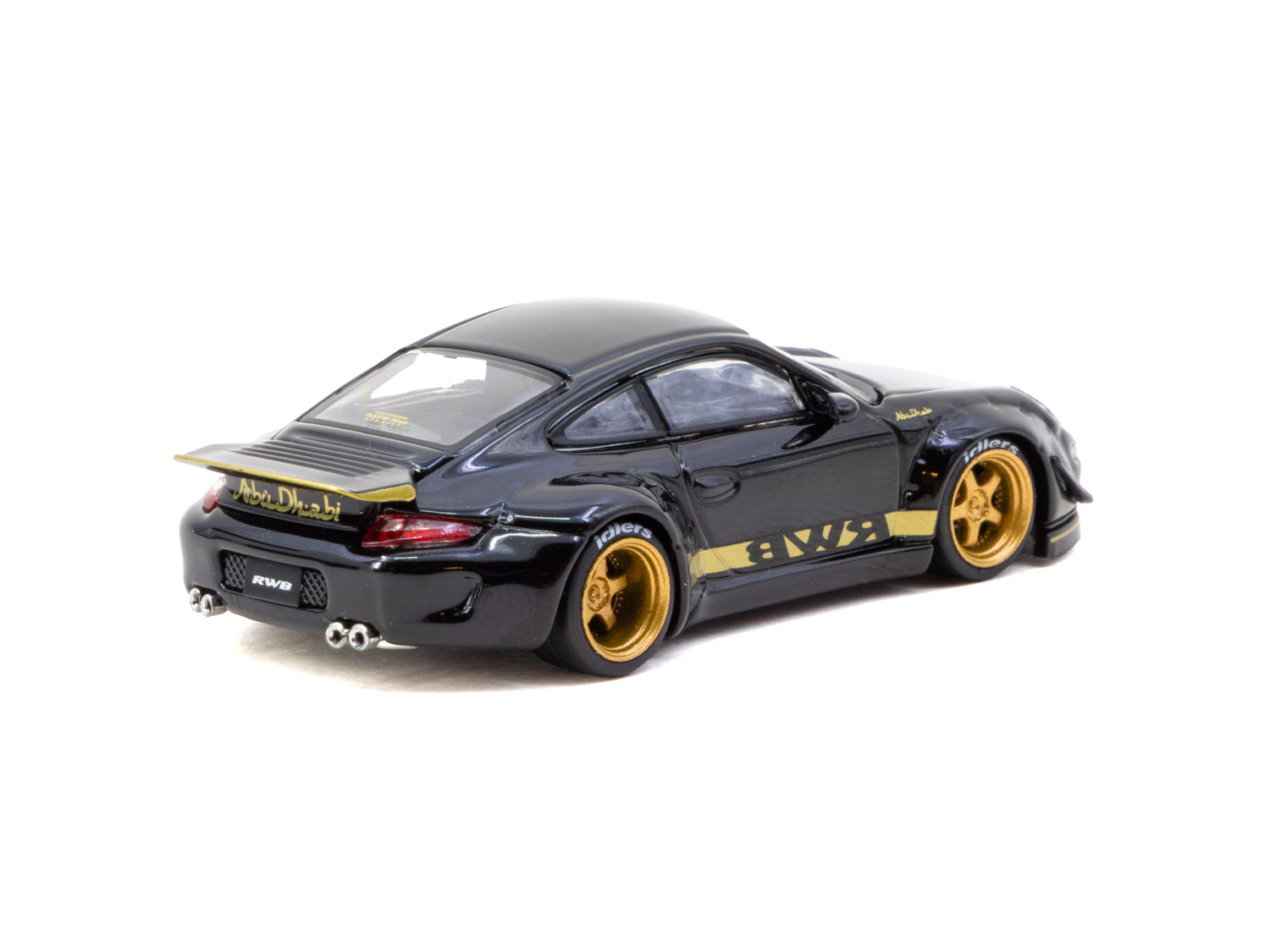 OSK Tools x RWB x Tarmac Works 1/64 RWB 997 Black Bundle Set - Tarmac Works HOBBY64