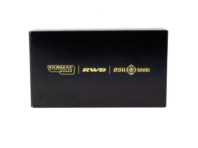 OSK Tools x RWB x Tarmac Works 1/64 RWB 997 Black Bundle Set - Tarmac Works HOBBY64