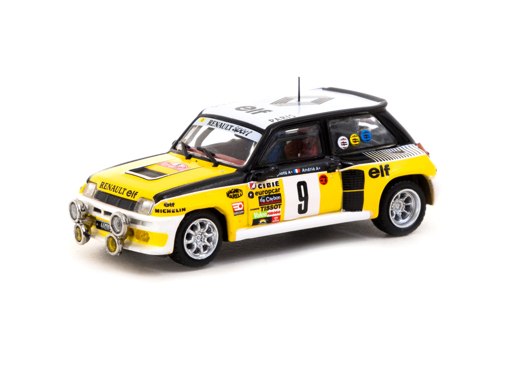 Tarmac Works1/64 Renault 5 Turbo Monte Carlo Rally 1981 #9 Winner - HOBBY64