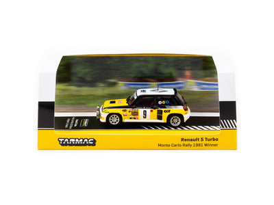 1/64 Renault 5 Turbo Monte Carlo Rally 1981 #9 Winner - Tarmac Works HOBBY64