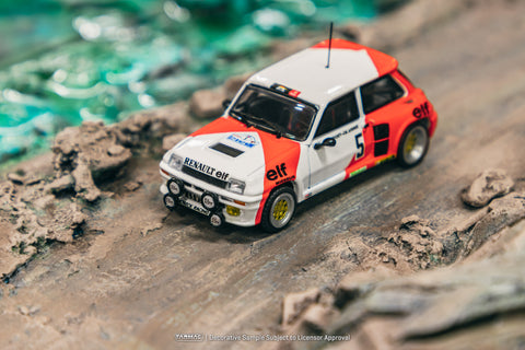 Tarmac Works 1/64 Renault 5 Turbo Rallye du Var 1982 #5 - HOBBY64