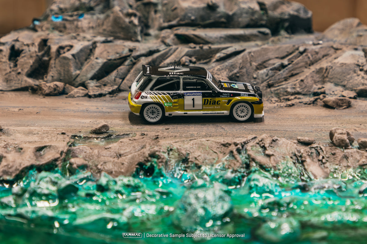 1/64 Renault 5 MAXI Turbo Rallye du Var 1986 #1 - Tarmac Works HOBBY64