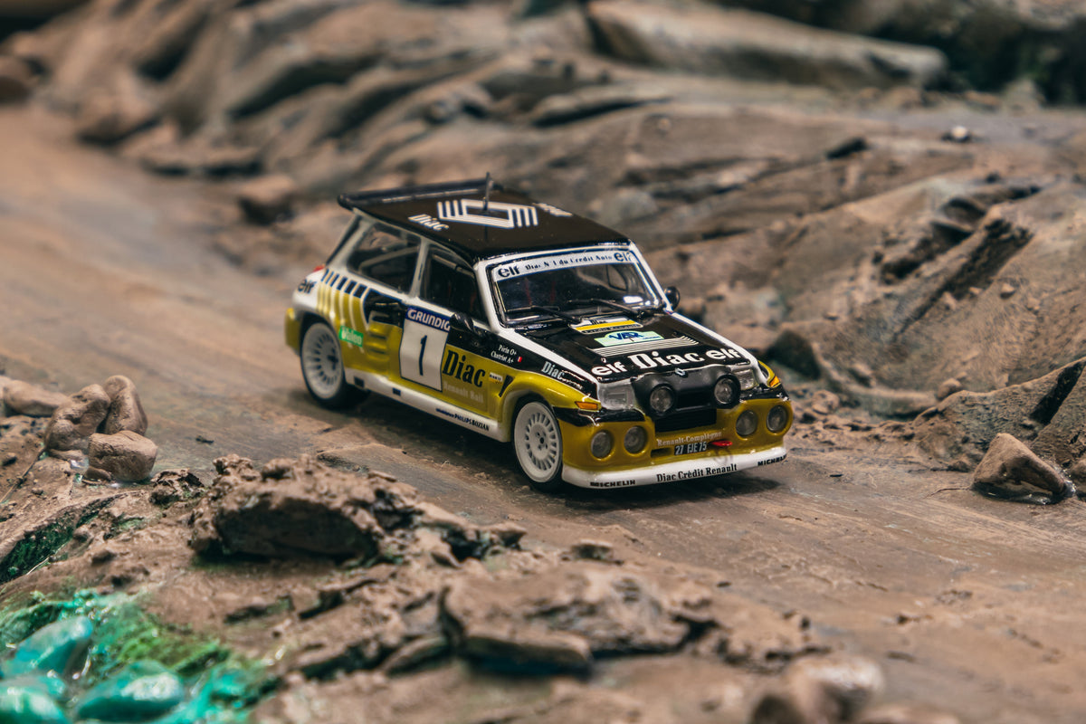 1/64 Renault 5 MAXI Turbo Rallye du Var 1986 #1 - Tarmac Works HOBBY64