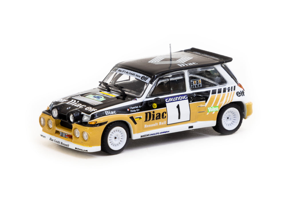 Tarmac Works 1/64 Renault 5 MAXI Turbo Rallye du Var 1986 #1 - HOBBY64