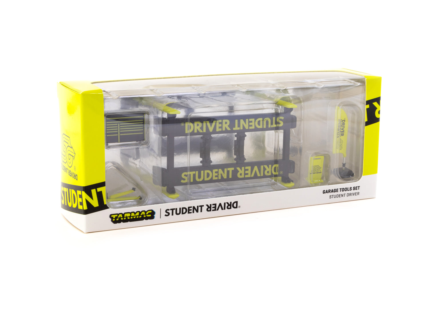 1/64 Garage Tools set Student Driver - Tarmac Works Accessories PARTS64