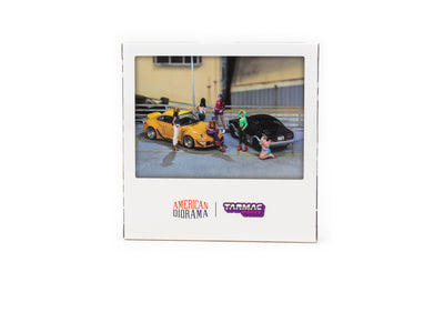 1/64 Figures Set - Girls Night Out - American Diorama x Tarmac Works COLLAB64