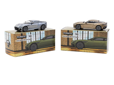 1/64 Aston Martin DBS Superleggera Brown Metallic - Tarmac Works x iXO Models GLOBAL64