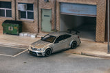 Tarmac Works 1/64 Mercedes-Benz C 63 AMG Coupé Black Series Silver Metallic - GLOBAL64