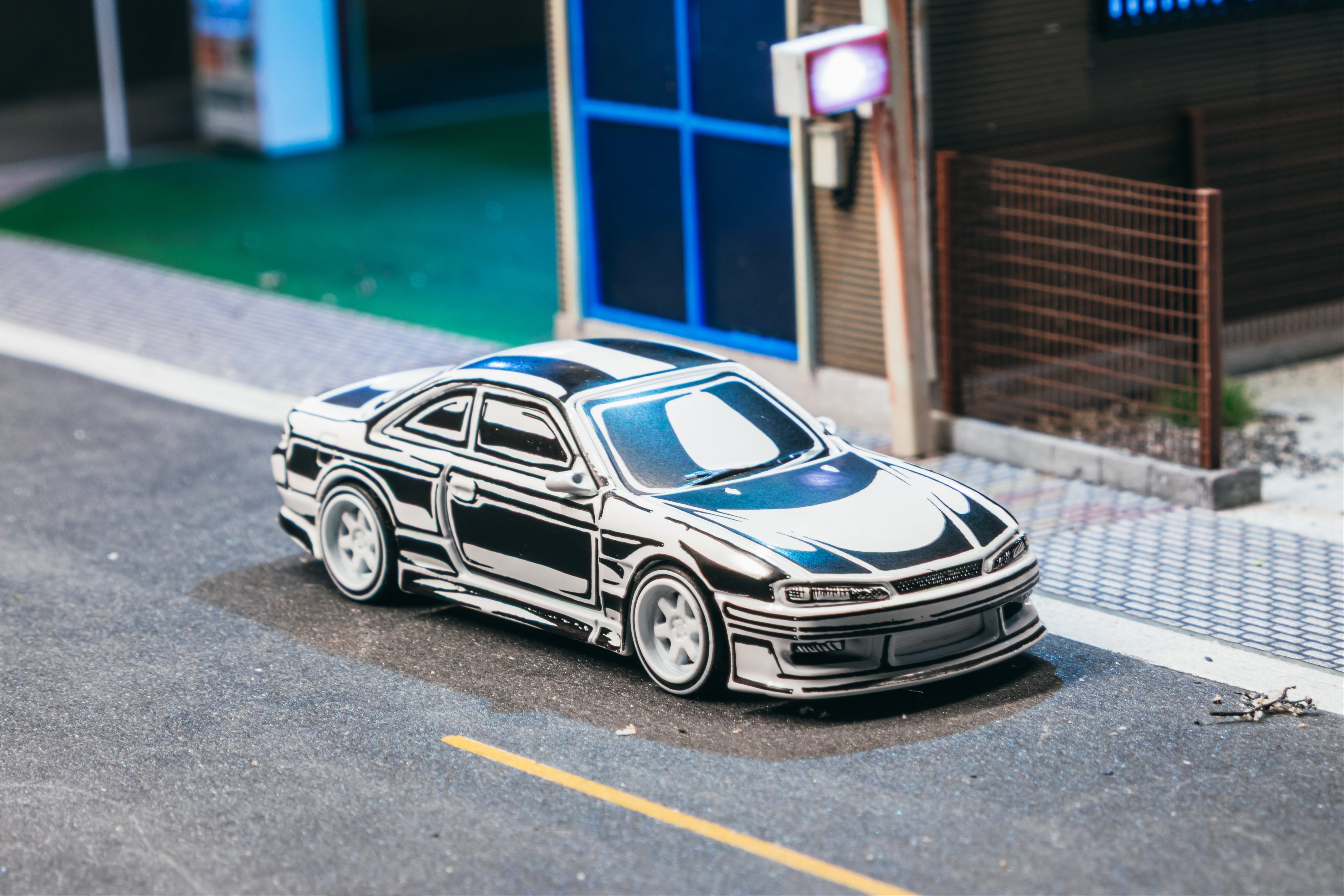 1/64 VERTEX Silvia (S 14) - Designed by Joshua Vides - Tarmac Works GLOBAL64